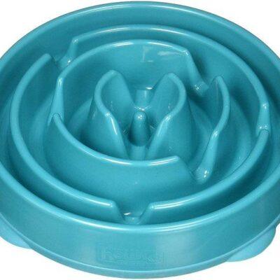 Outward Hound Fun Feeder kauss aeglaseks söötmiseks, L, türkiis