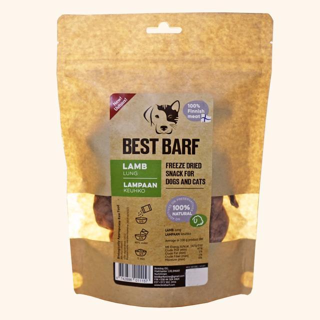 189204.jpg Best Barf külmkuivatatud maius, lamba kops 100 g - Pilt 1