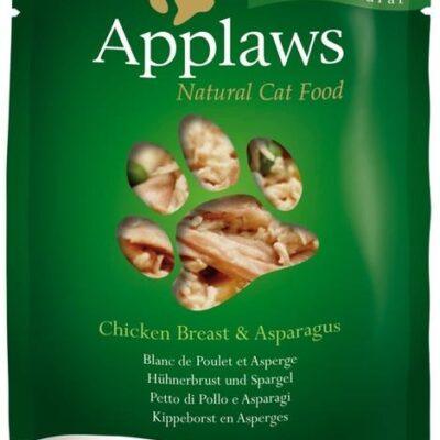 Applaws einekotike kassidele, kana ja spargliga, 70 g