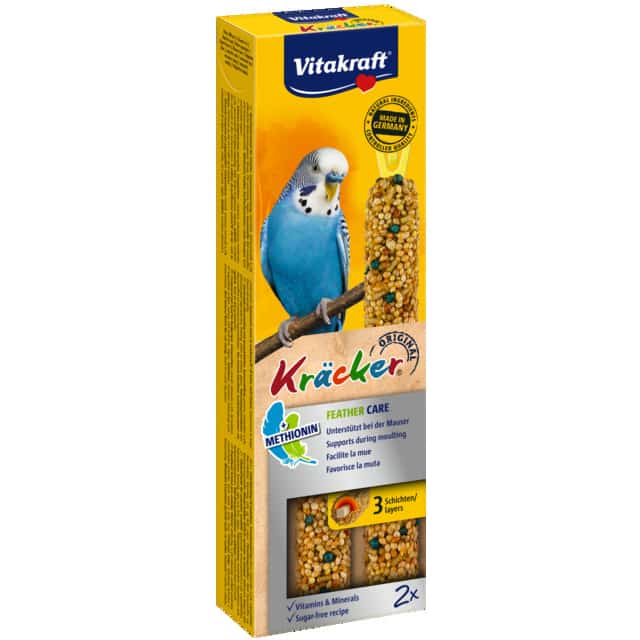 Vitakraft viirpapagoide maius Kräcker Feather Care, 2 tk Vitakraft viirpapagoide maius Kräcker Feather Care, 2 tk - Pilt 1