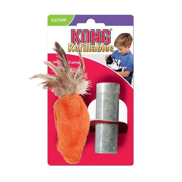 75892.jpg Kong kassimänguasi, tekstiilist porgand, sulgedega - Image 1