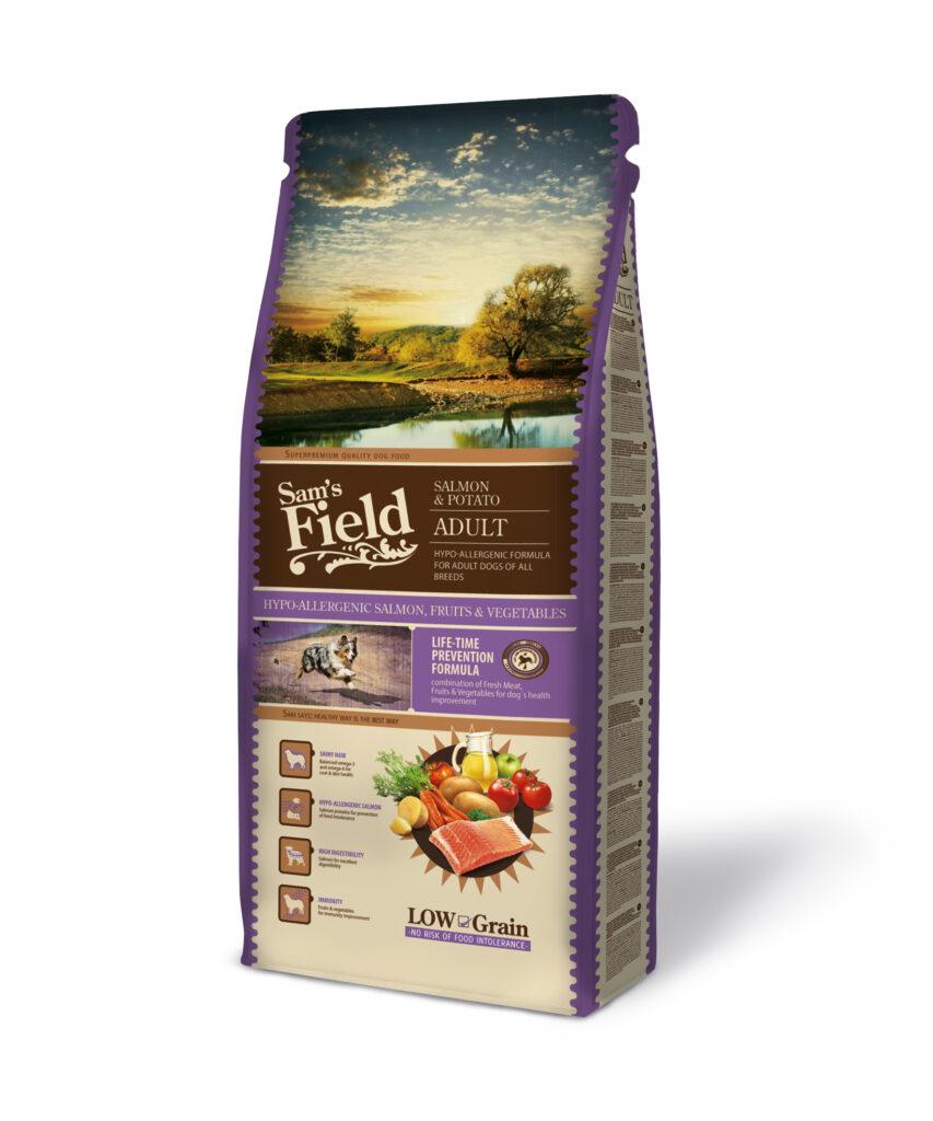 Sam’s Field Adult Salmon koeratoit 13 kg