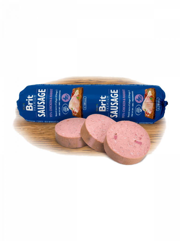 Brit Premium Chicken & Rabbit vorst koertele 800g
