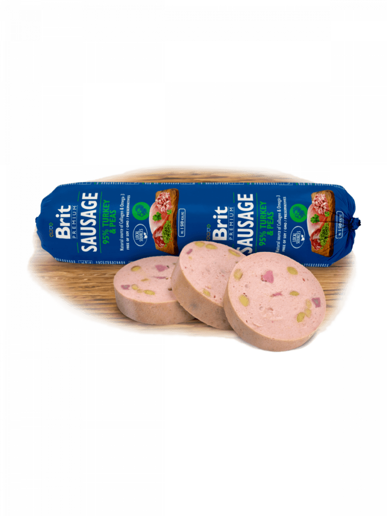 Brit Premium Turkey & Peas vorst koertele 800g