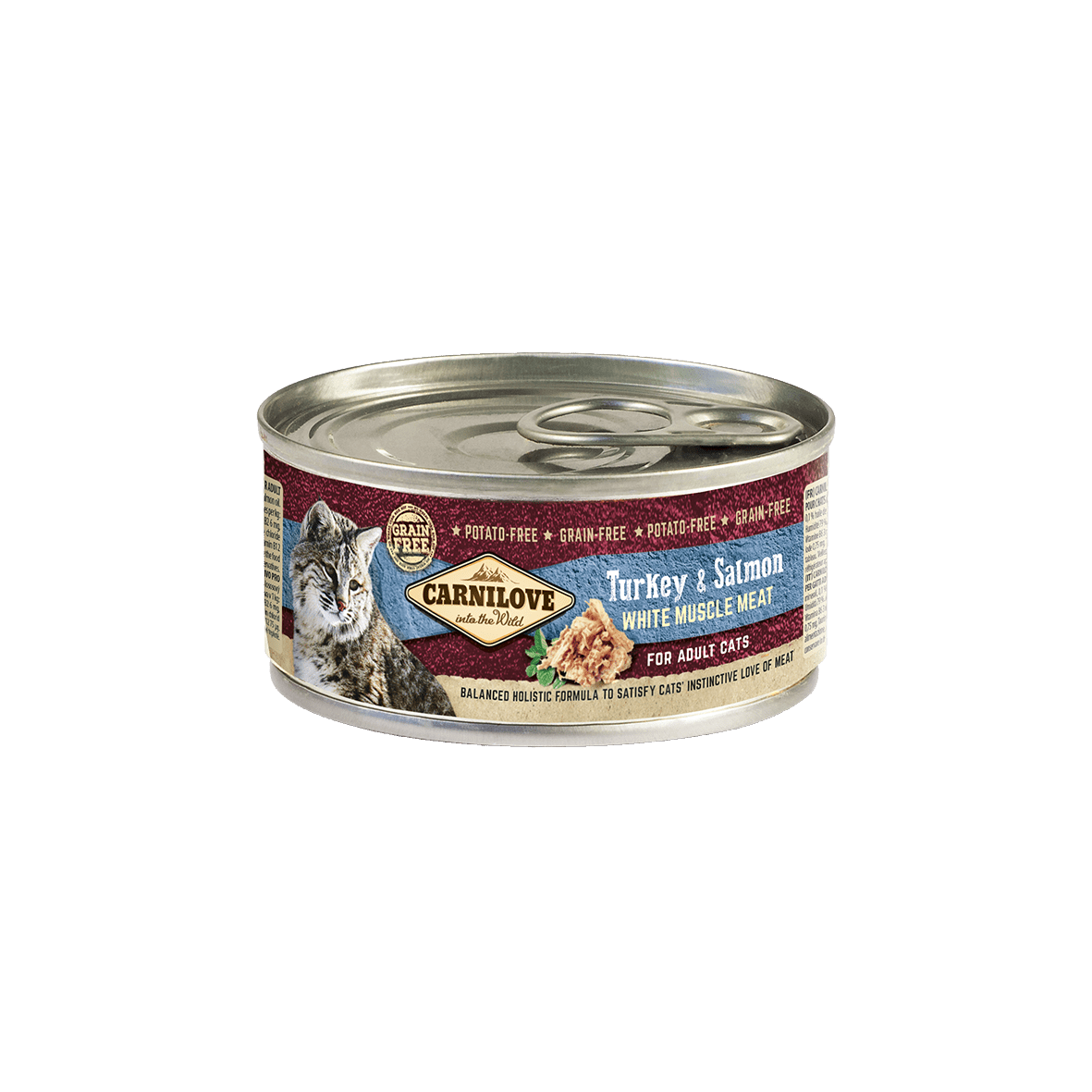 Carnilove Cat Turkey & Salmon konserv kassidele 100g - Image 1