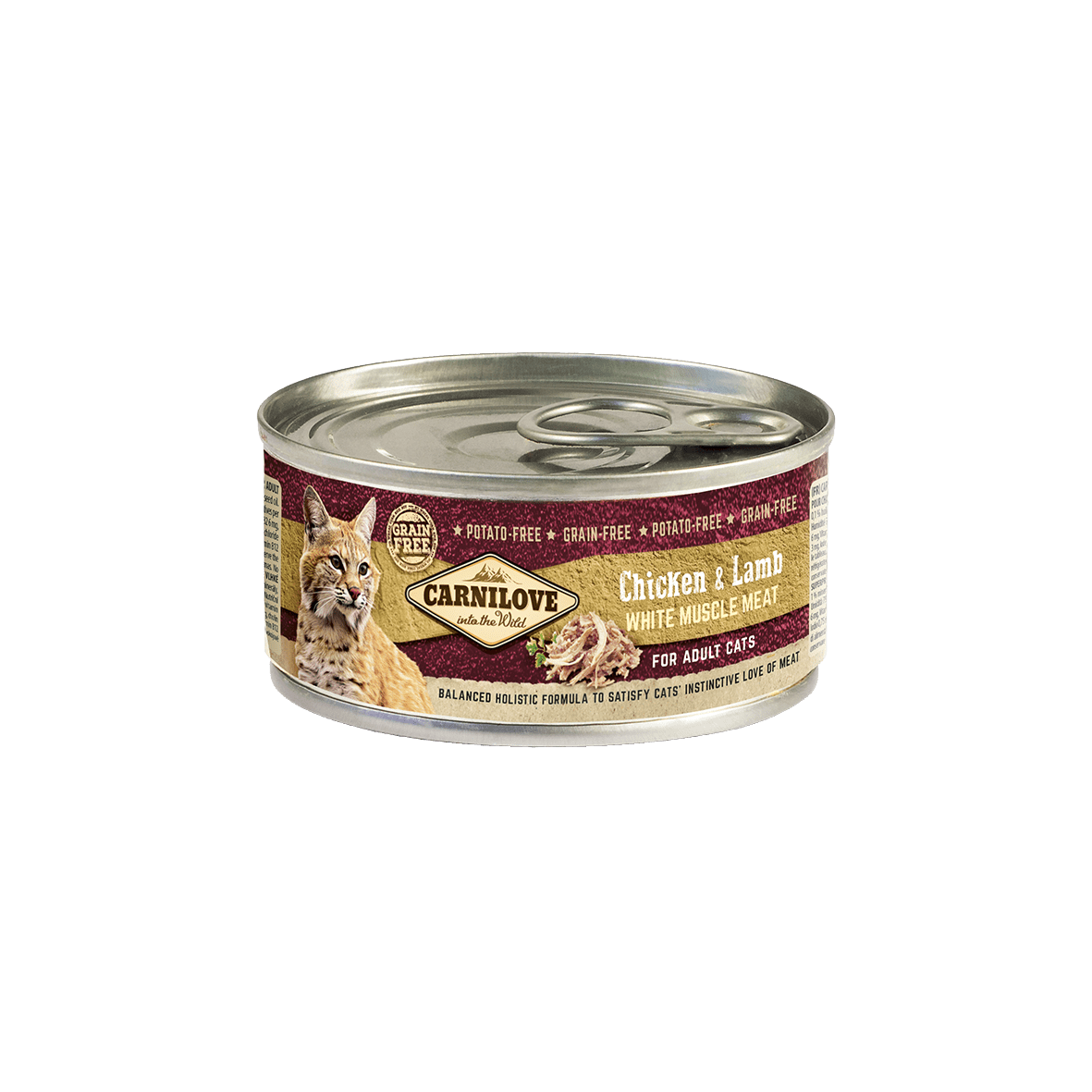 Carnilove Cat Chicken & Lamb konserv kassidele 100g - Image 1