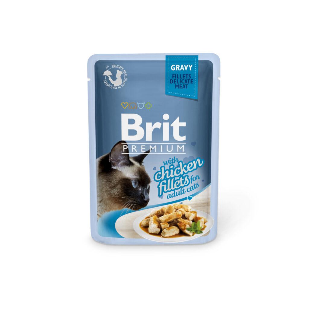 Brit Premium Delicate Chicken Gravy märgtoit kassidele 85g pakend