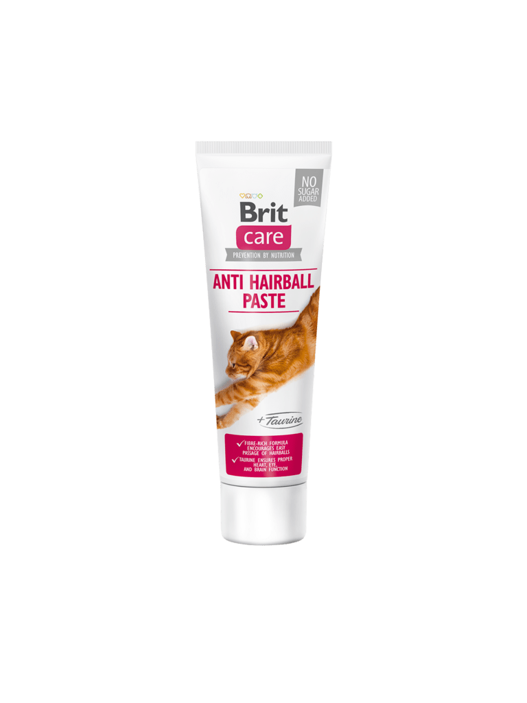 Brit Care Anti Hairball Taurin pasta kassidele 100ml pakend