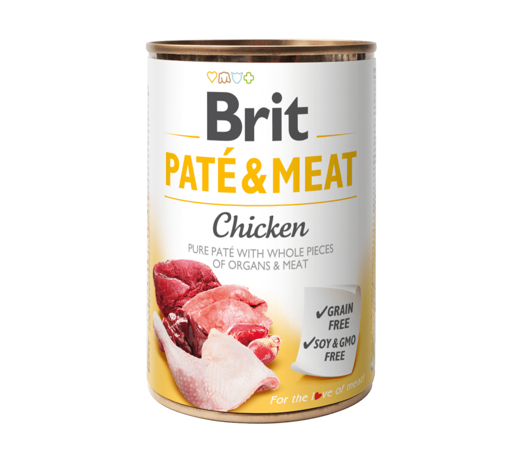 Brit Care Chicken Paté & Meat konserv koertele 400 g