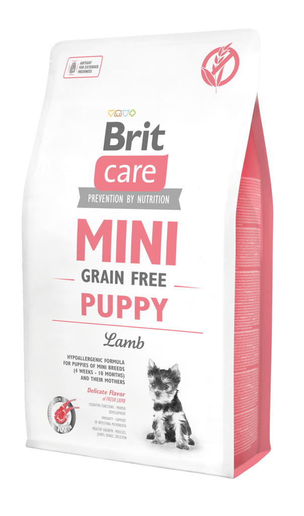 Brit Care Mini teraviljavaba täistoit lambalihaga väikest tõugu kutsikatele, 2 kg