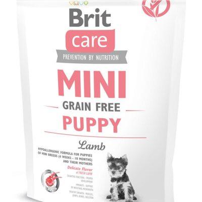 Brit Care Mini teraviljavaba täistoit lambalihaga väikest tõugu kutsikatele, 0,4 kg