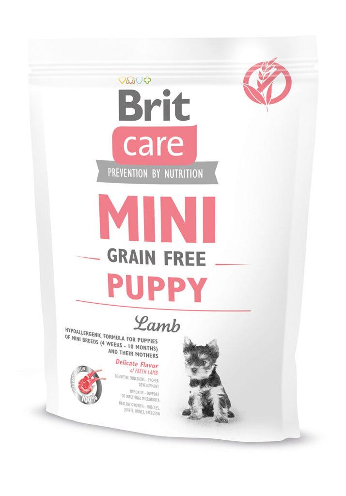 Brit Care Mini teraviljavaba täistoit lambalihaga väikest tõugu kutsikatele, 0,4 kg