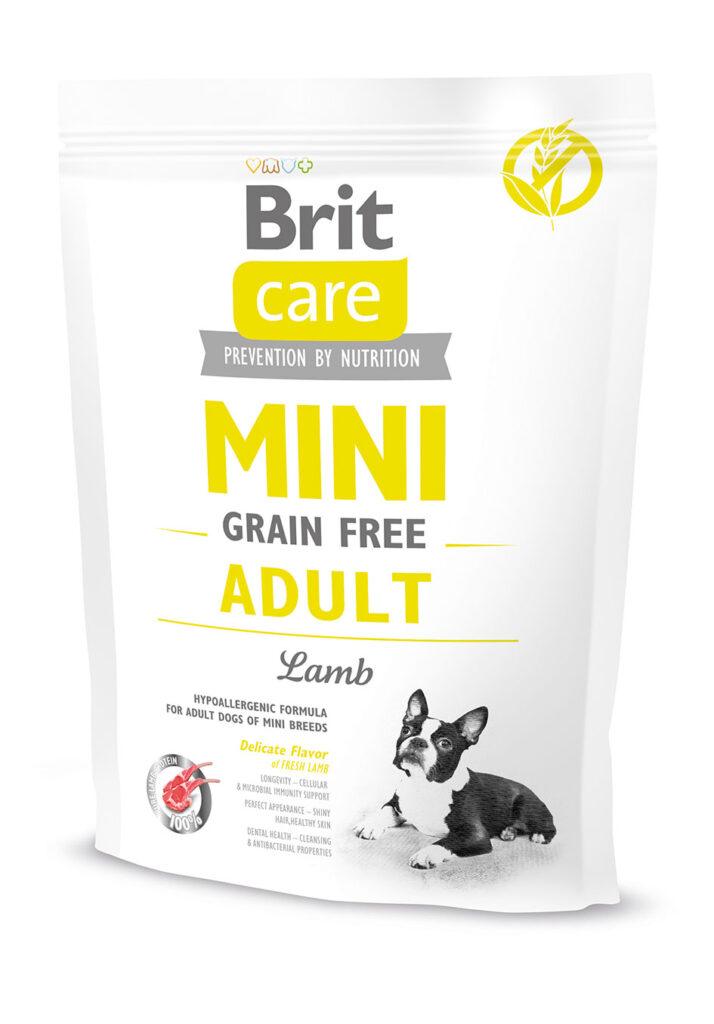 Brit Care Mini täistoit väikest tõugu täiskasvanud koertele lambalihaga, 0,4 kg