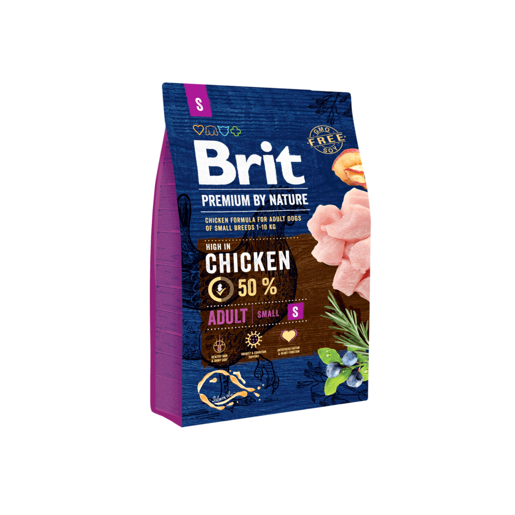 Brit Premium Täistoit väikest tõugu (1-10kg) täiskasvanud koertele kanalihaga, 3 kg