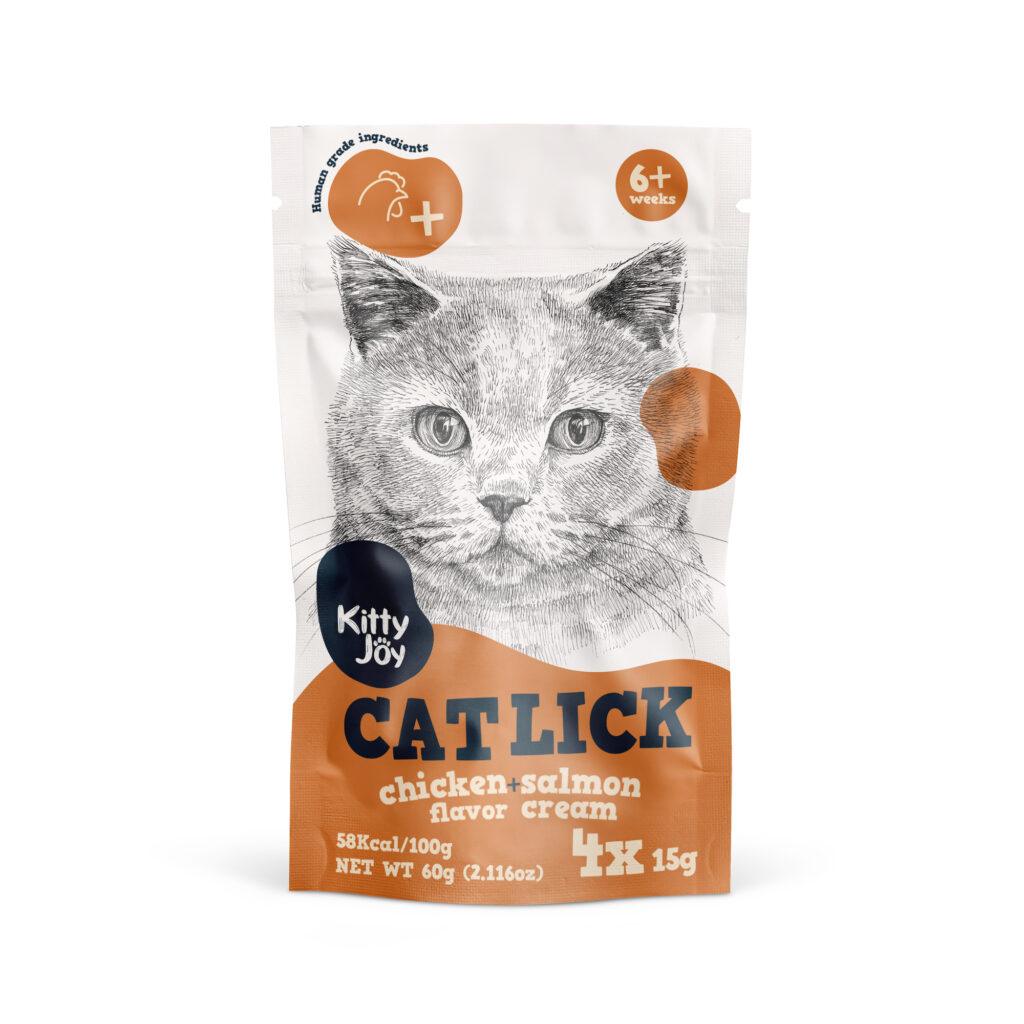 Kitty Joy Cat Lick kana ja lõhega kassimaius 4x15g 0,06 kg