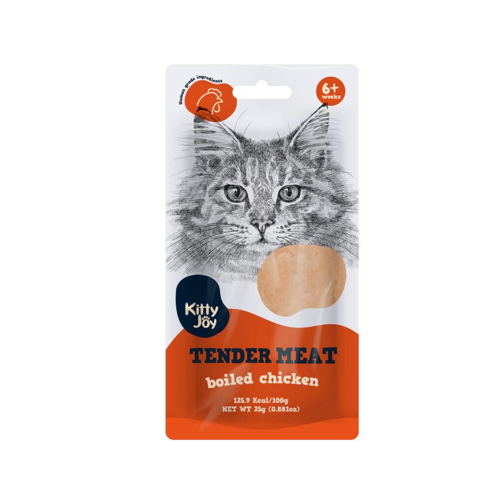 Kitty Joy Tender Boiled Chicken naturaalne maius kassile 25g 0,025 kg
