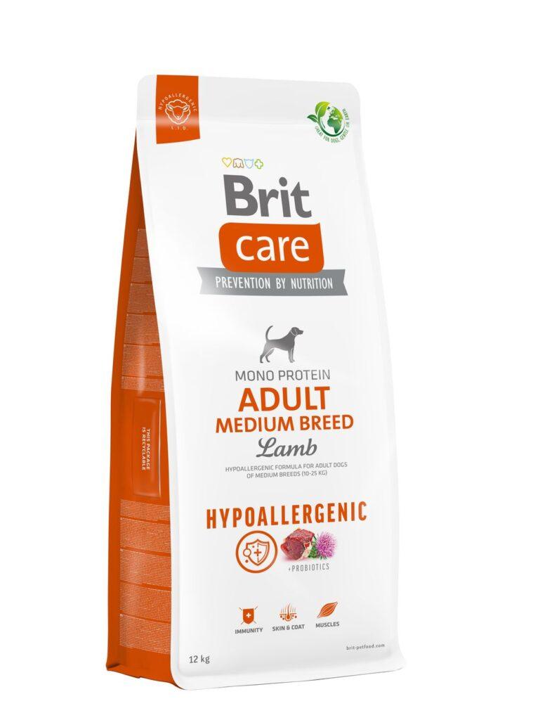 Brit Care Hypoallergenic Adult Medium Breed Lamb koeratoit 12 kg