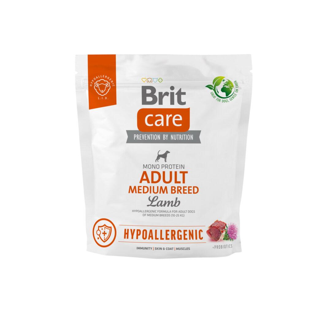 Brit Care Hypoallergenic Adult Medium Breed Lamb koeratoit 1 kg