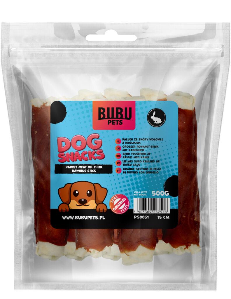 Bubu Pets koeramaius suured toornahapulgad küülikuga 15cm 500g 0,5 kg