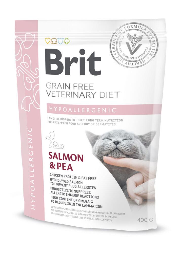 Brit Veterinary Diet Hypoallergenic erisööt kassidele 400g 0,4 kg