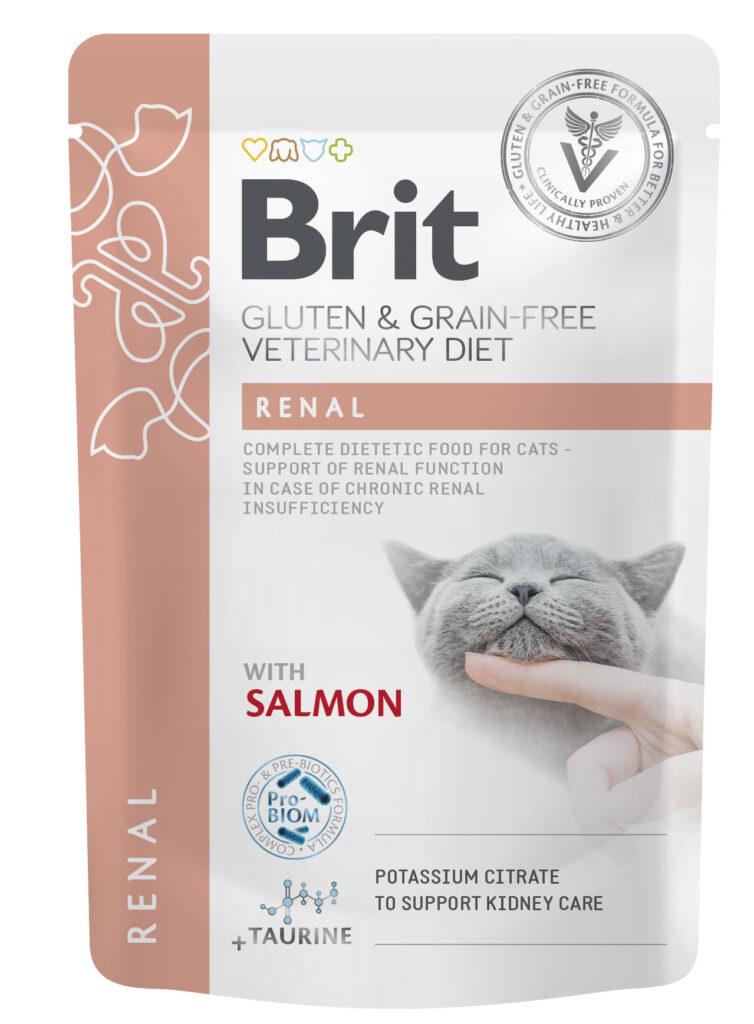 Brit Veterinary Diet Renal märgtoit kassidele 85g 0,085 kg