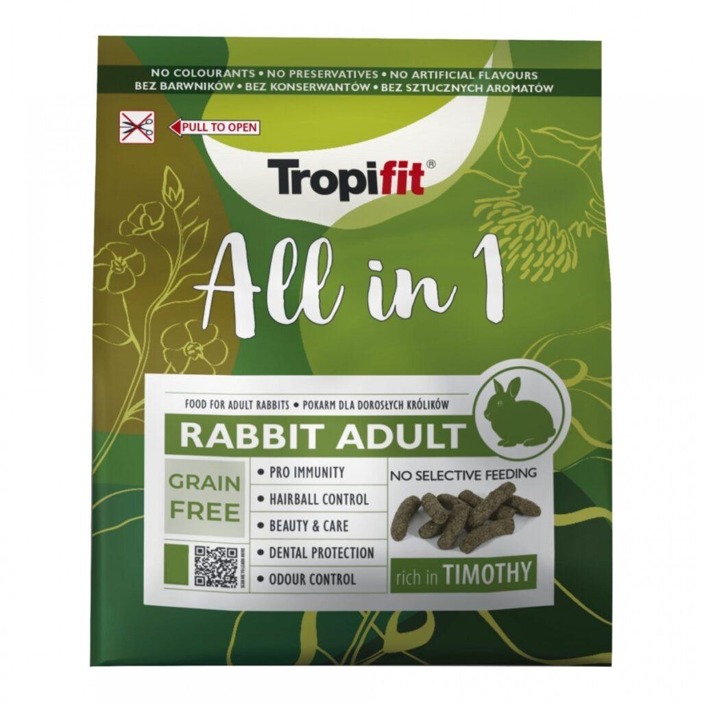 Tropifit All in 1 täissööt täiskasvanud jänestele 1.75kg 1,75 kg pakend