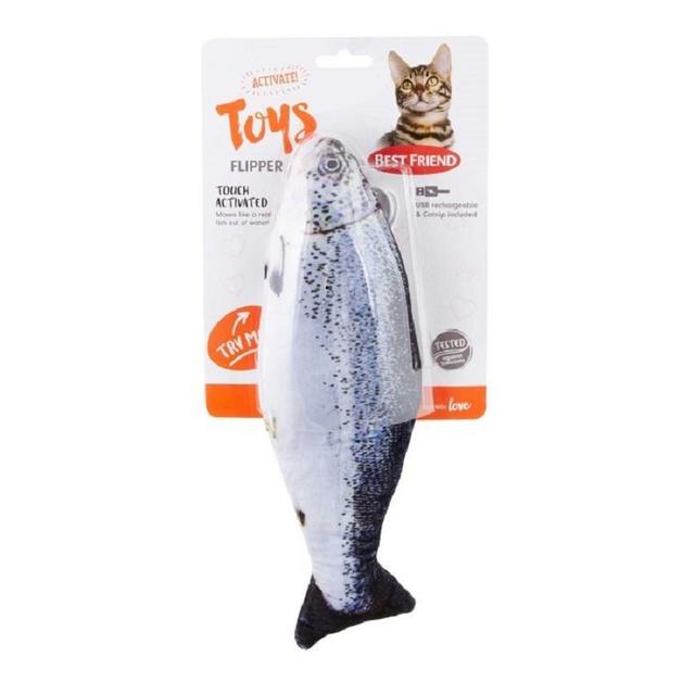 232554.jpg Best Friend Flipper mänguasi kassidele, USB-laetav - Image 1