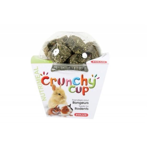 240405.jpg Zolux näriliste maius Crunchy Cup lutserni ja porgandiga, 200 g - Image 1