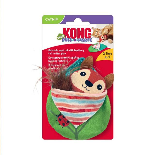 243273.jpg KONG Pull-A-Partz Tuck kassi mänguasi - Image 1