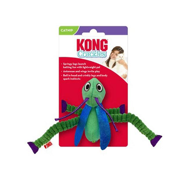 248466.jpg KONG Crackles Grasshopper kassi mänguasi - Image 1
