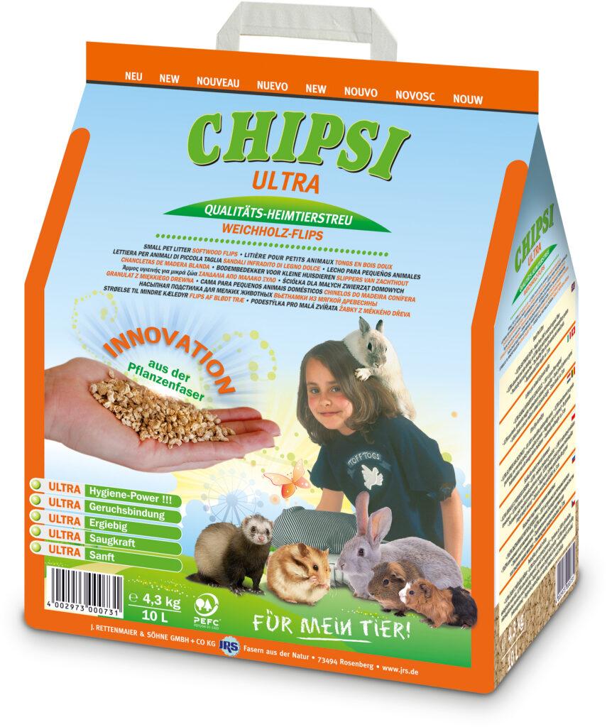 Chipsi Ultra puidugraanulid 10L 4,3kg
