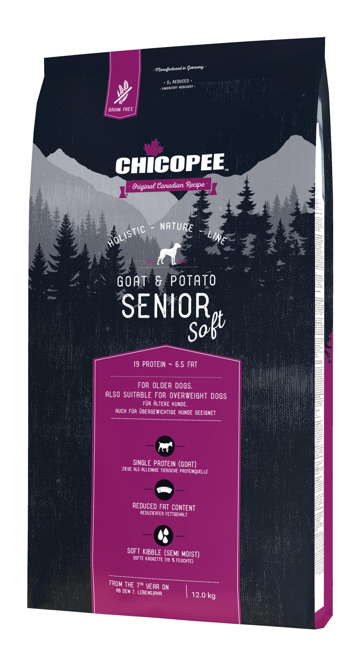 4015598023016.jpg Chicopee HNL Soft Senior Goat & Potato koeratoit 12kg - Image 1