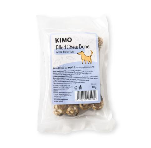 4779032180214.jpg Kimo naturaalne närimiskont tursaga 12cm 2tk 110g - Image 1