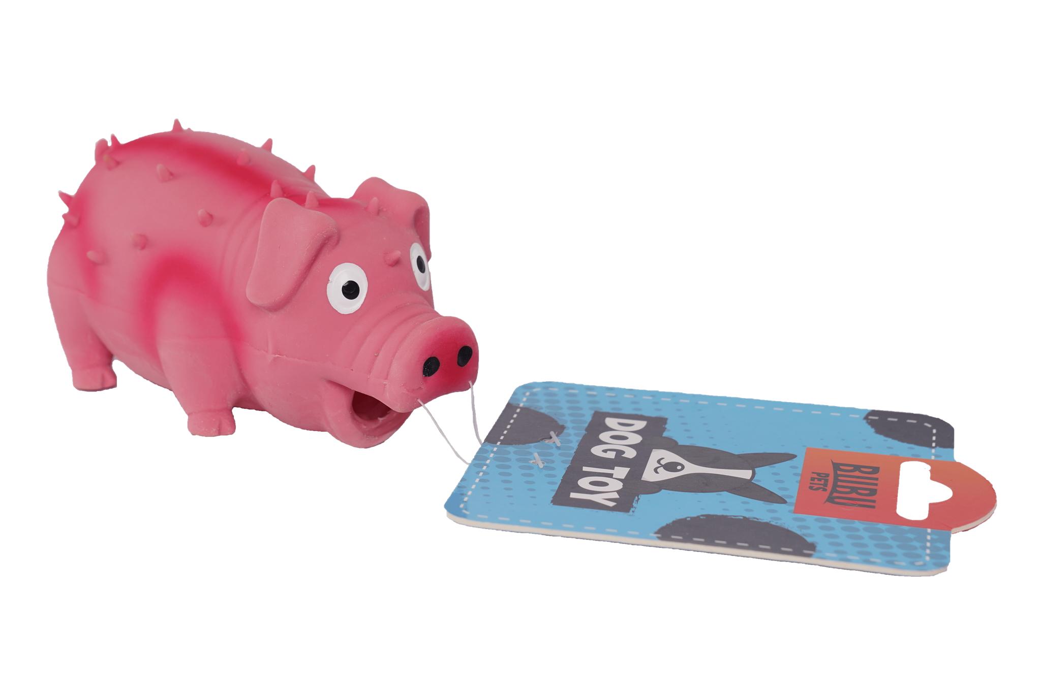 5905309285033.jpg Bubu Pets koeralelu lateksist röhitsev põrsas 10cm - Image 1