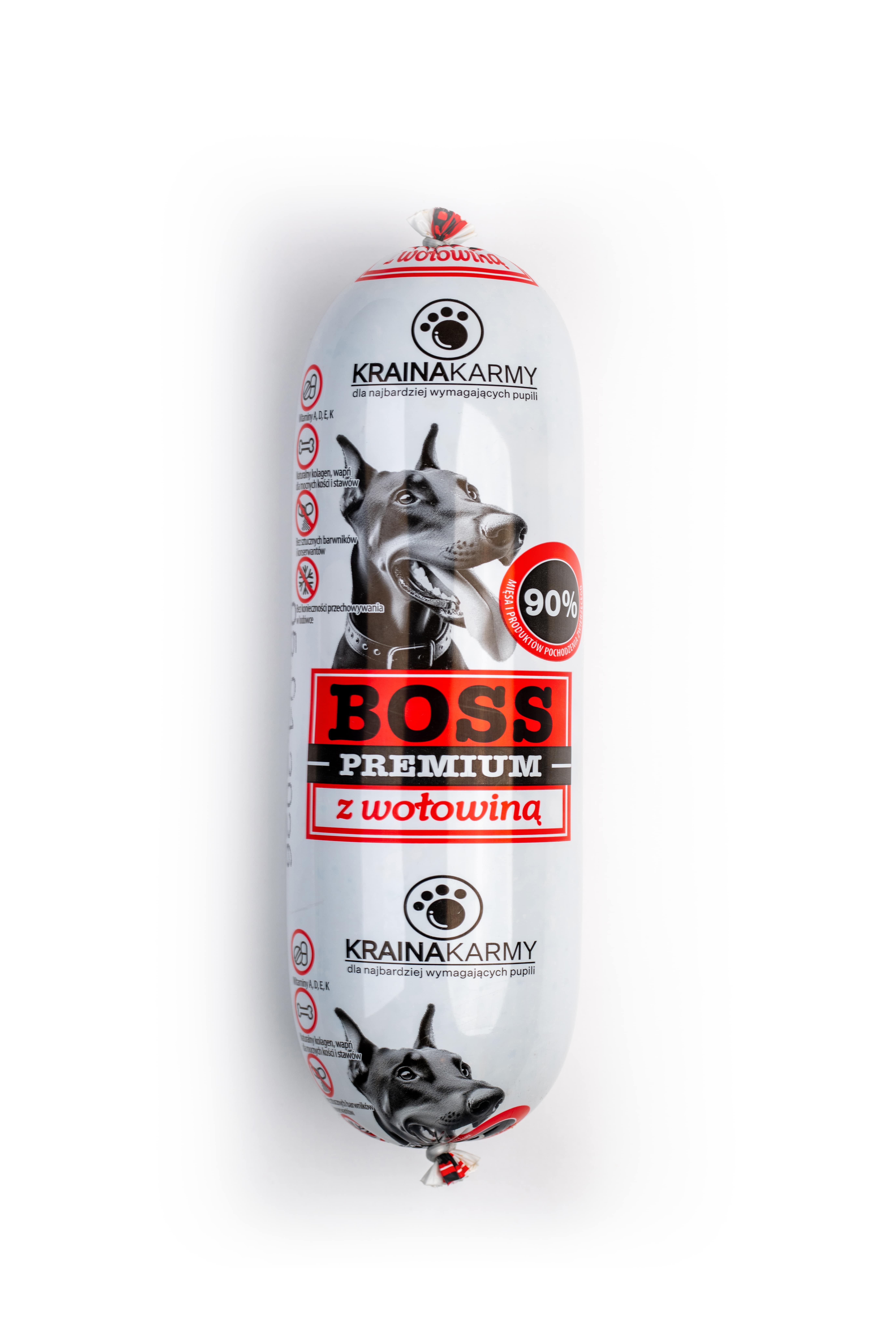 5905370103311.jpg Boss Premium Beef vorst koertele 1kg - Image 1