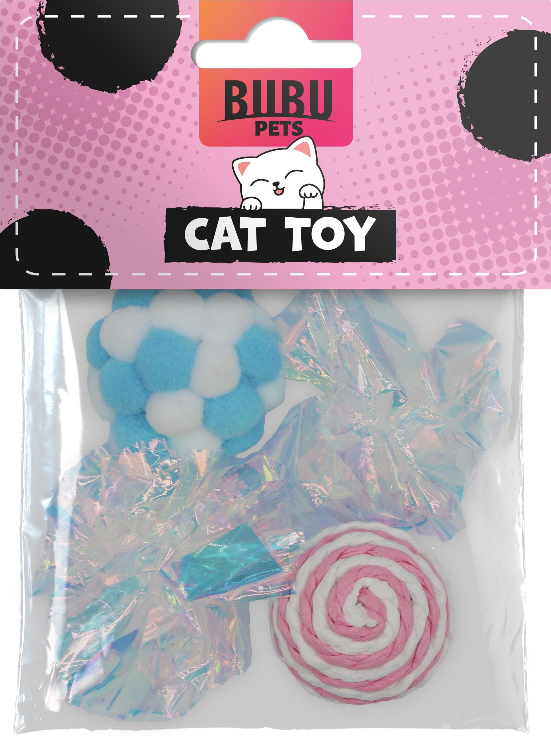 5905910451902.jpg Bubu Pets erinevad pallid kassidele 4tk - Image 1