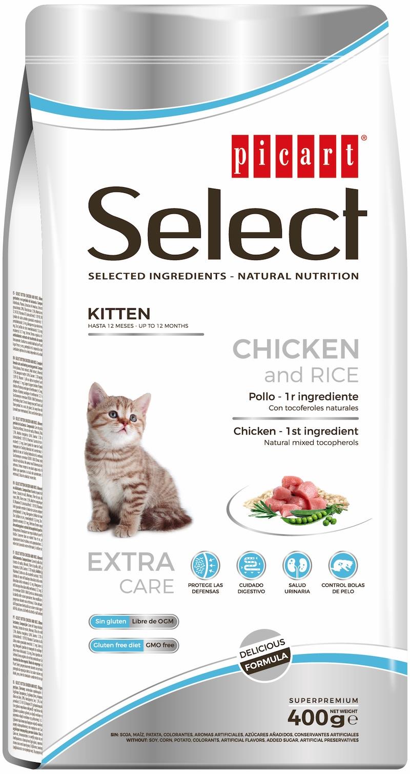 Propostes Races Select Kitten Chicken kassitoit 0,4kg - Image 1