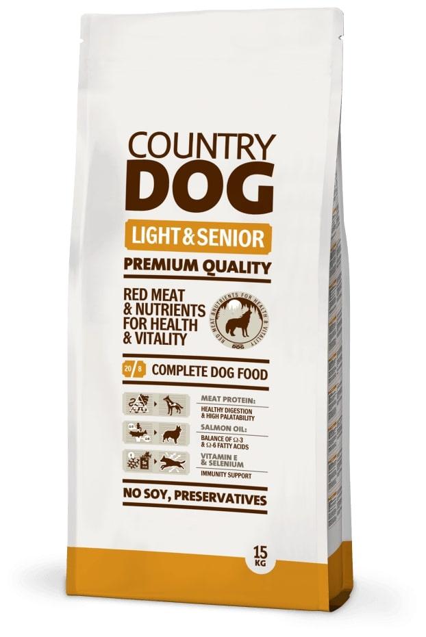 8595602508143.jpg Country Dog Light & Senior koeratoit 15kg - Image 1
