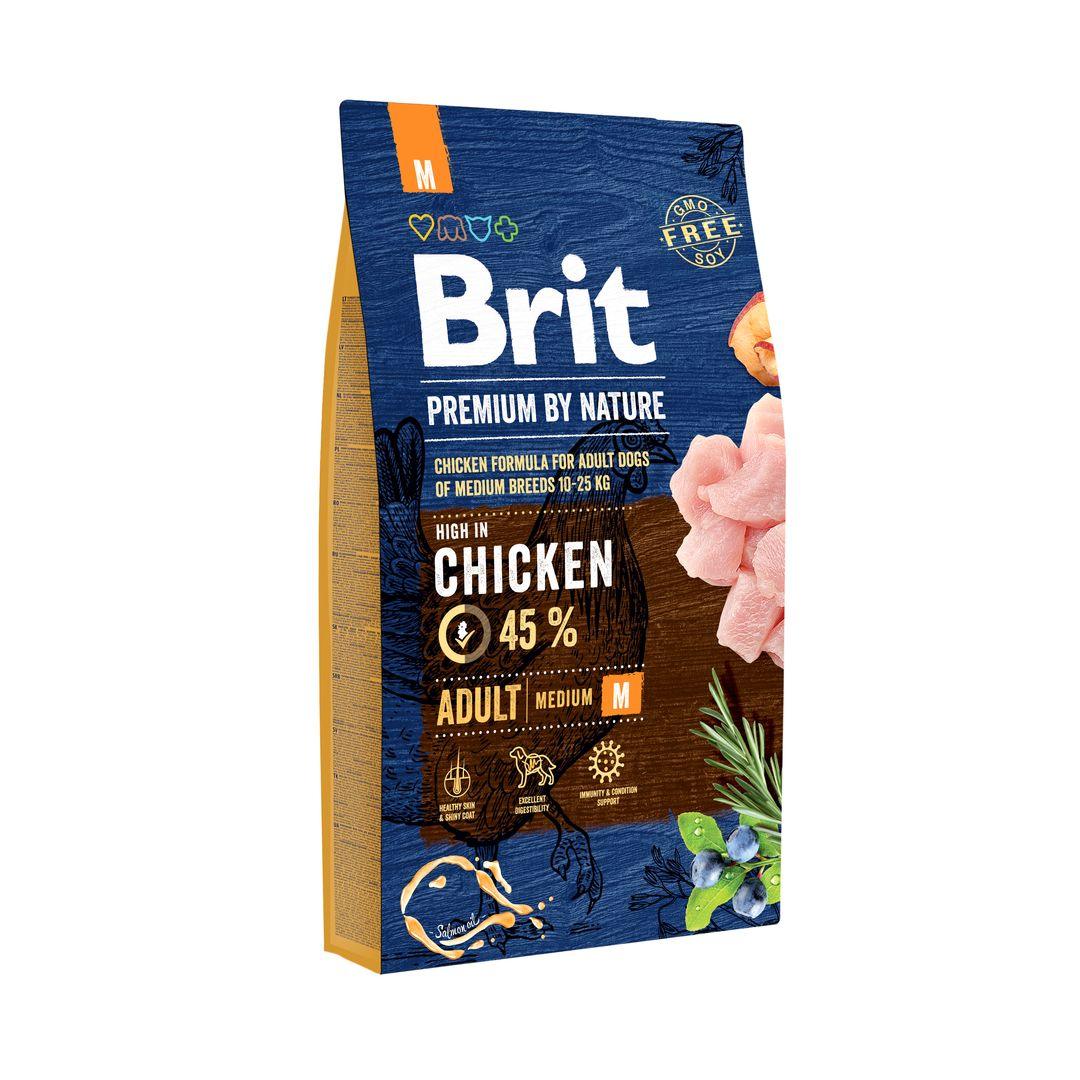 8595602526369.jpg Brit Premium by Nature Adult M koeratoit 8 kg - Image 1