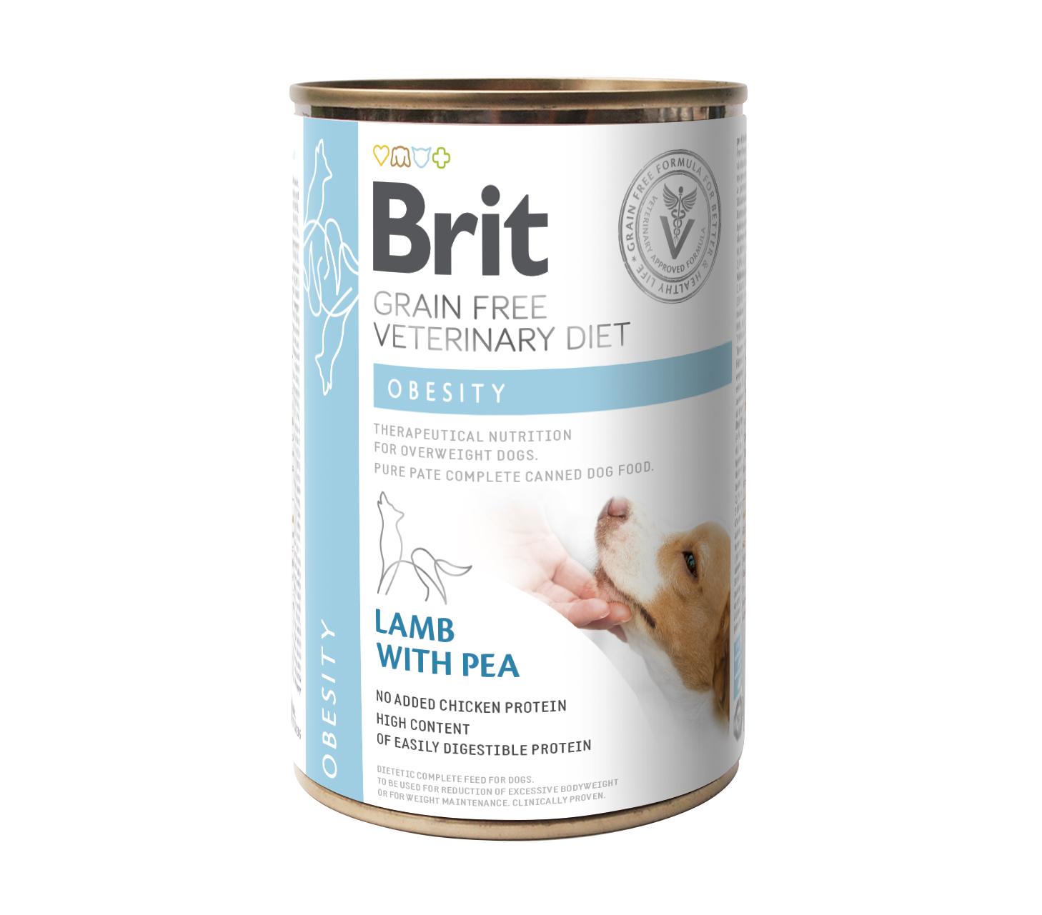 8595602536115.jpg Brit Veterinary Diet Obesity konserv koertele 400g - Image 1