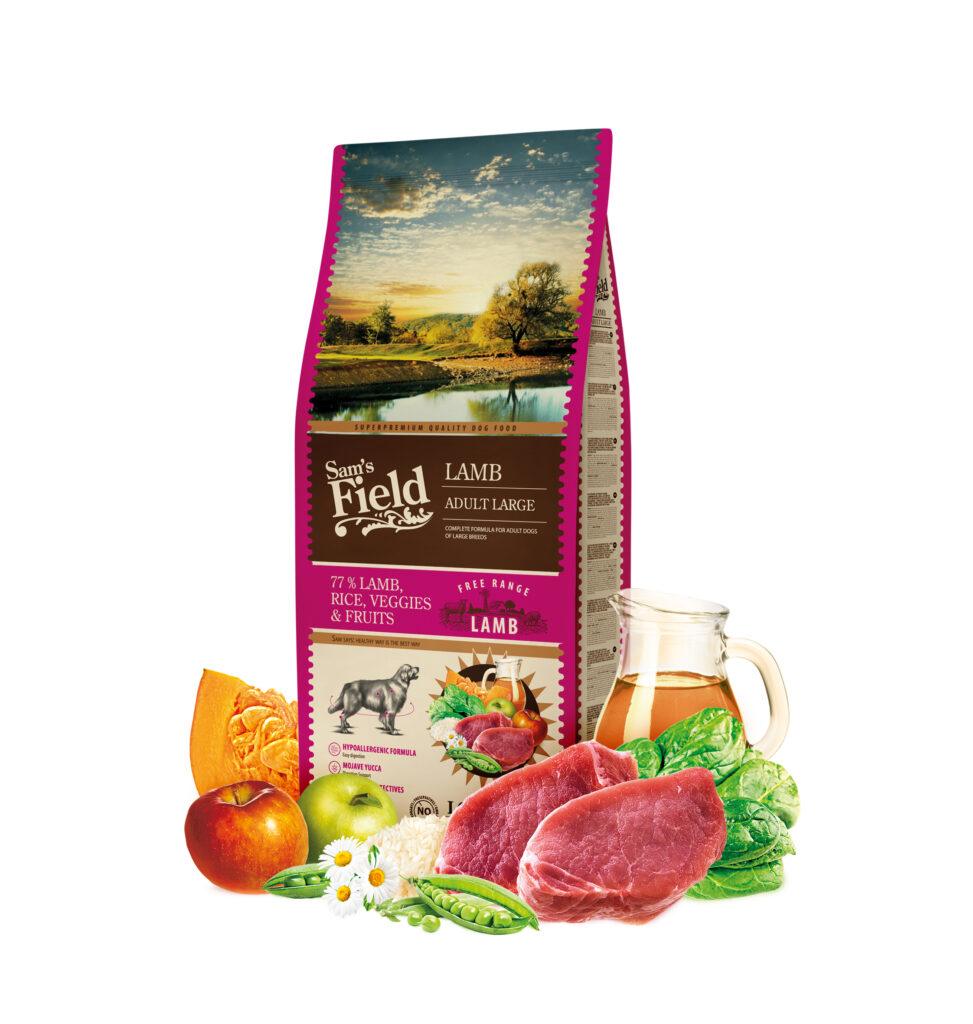 Sam’s Field Adult Large Lamb koeratoit 13 kg