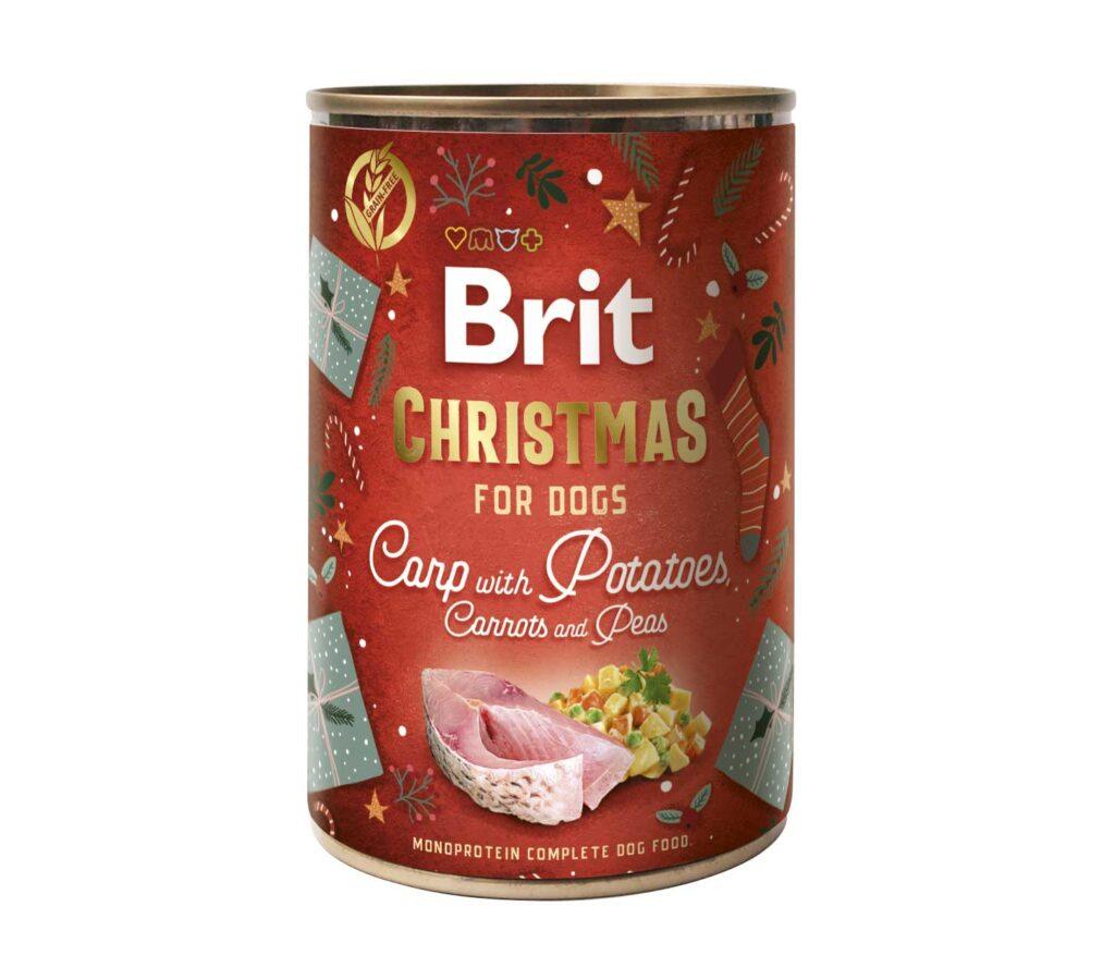 Brit Care Christmas Mono Protein Carp konserv koertele 400 g