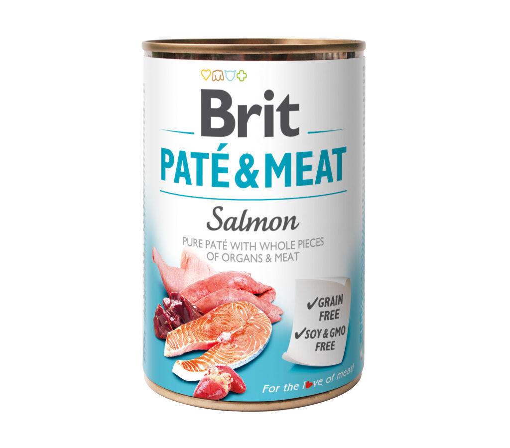 Brit Care Salmon Paté & Meat konserv koertele 400 g