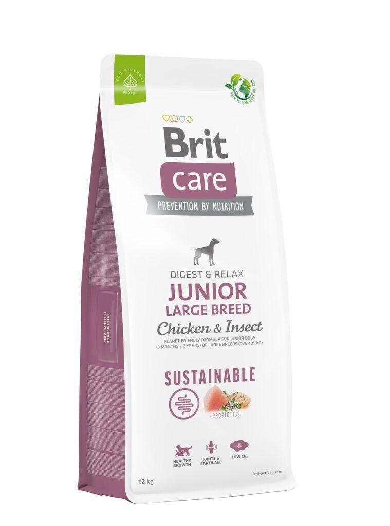 Brit Care Sustainable Junior Large Breed Chicken & Insect koeratoit 12 kg