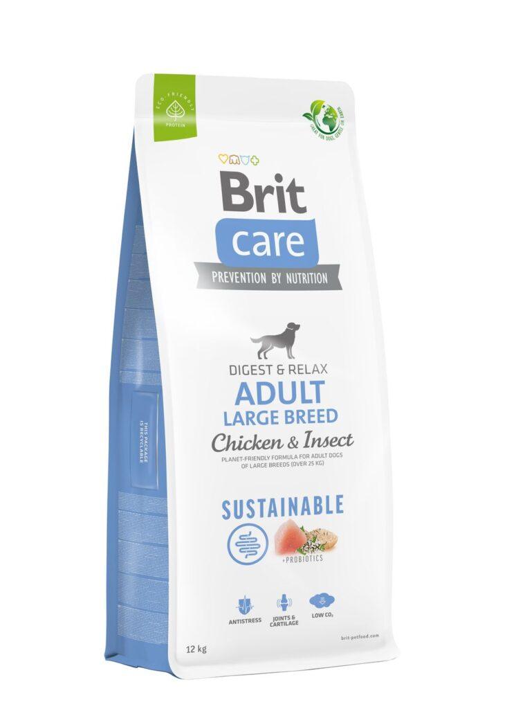 Brit Care Sustainable Adult Large Breed Chicken & Insect koeratoit 12 kg
