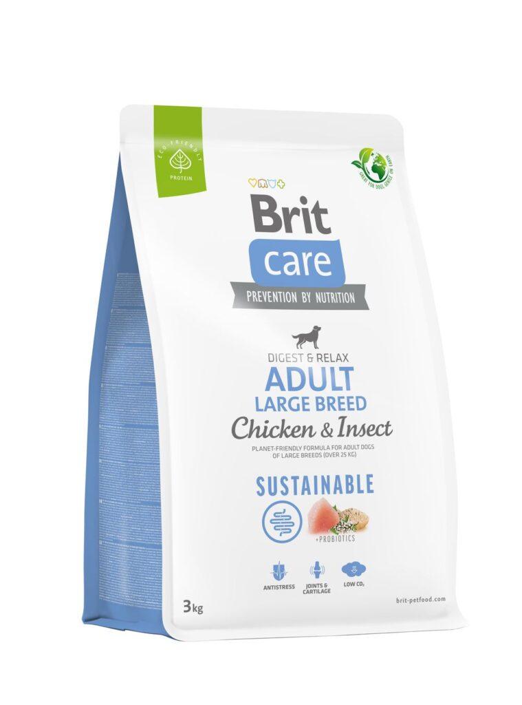 Brit Care Sustainable Adult Large Breed Chicken & Insect koeratoit 3 kg