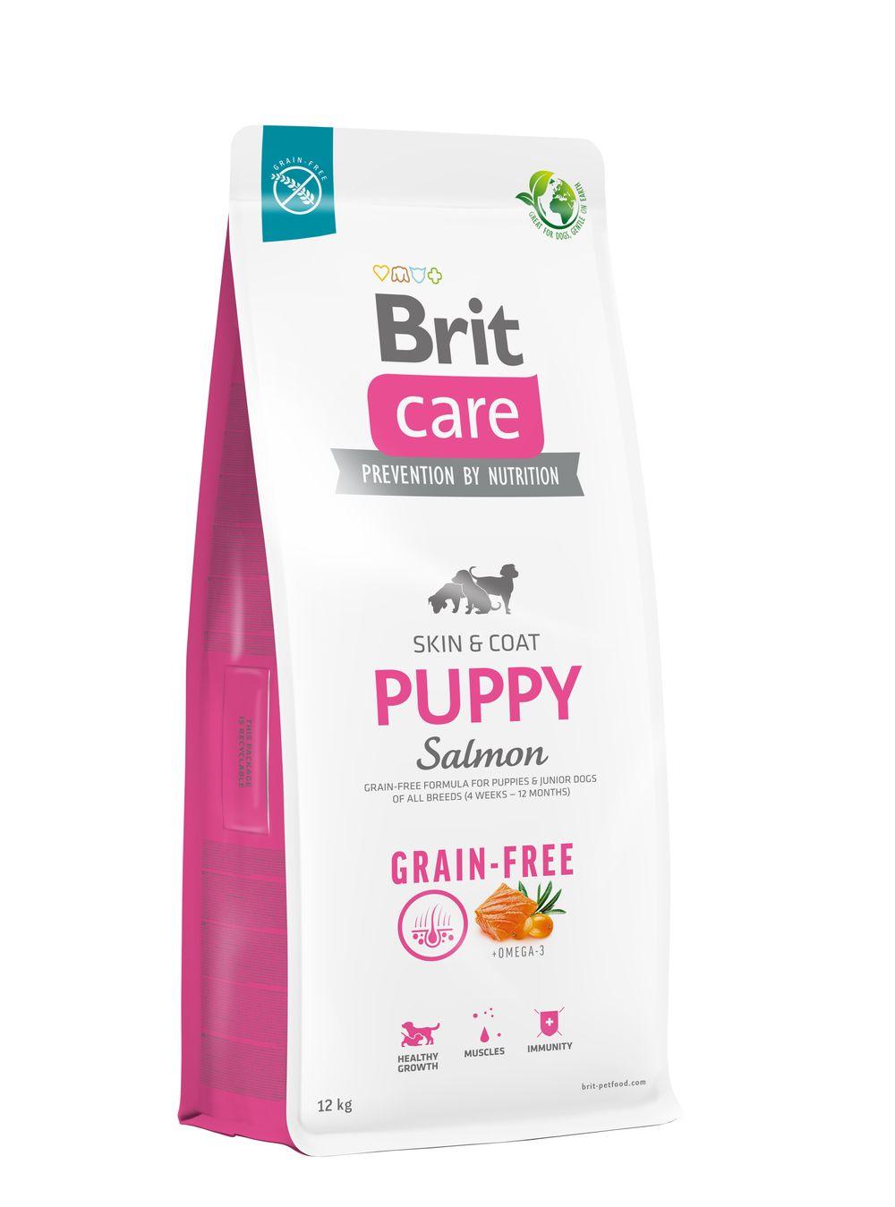 8595602558803.jpg Brit Care Grain-Free Puppy Salmon koeratoit 12kg - Image 1
