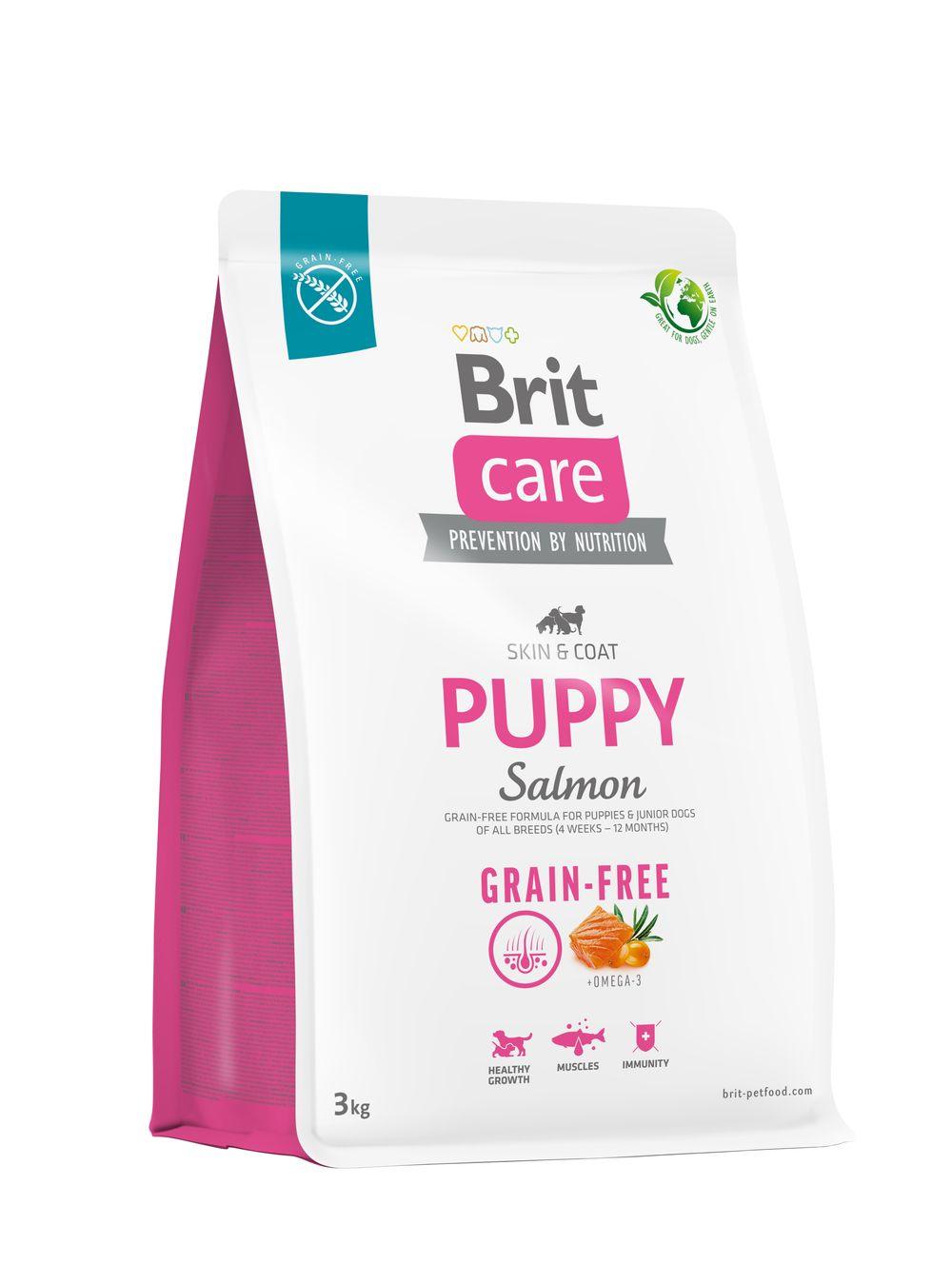 8595602558810.jpg Brit Care Grain-Free Puppy Salmon koeratoit 3kg - Image 1