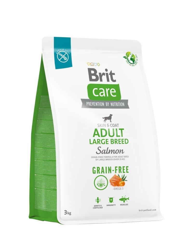 Brit Care Grain-Free Adult Large Breed Salmon koeratoit 3 kg