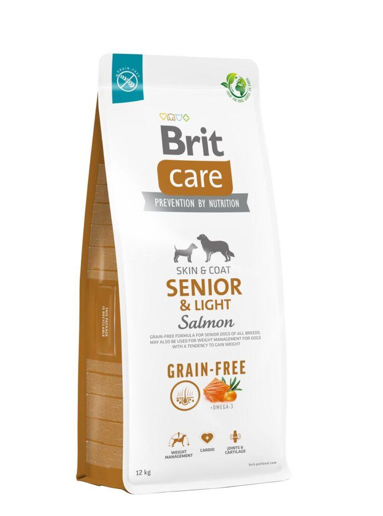Brit Care Grain-Free Senior & Light Salmon koeratoit 12 kg